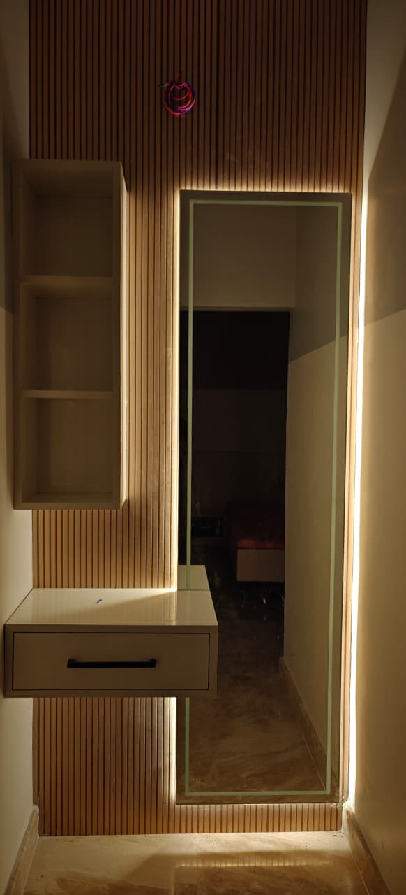 Exterior finishing work for a modern home